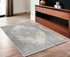2' X 4' Gray Distressed Medallion Area Rug
